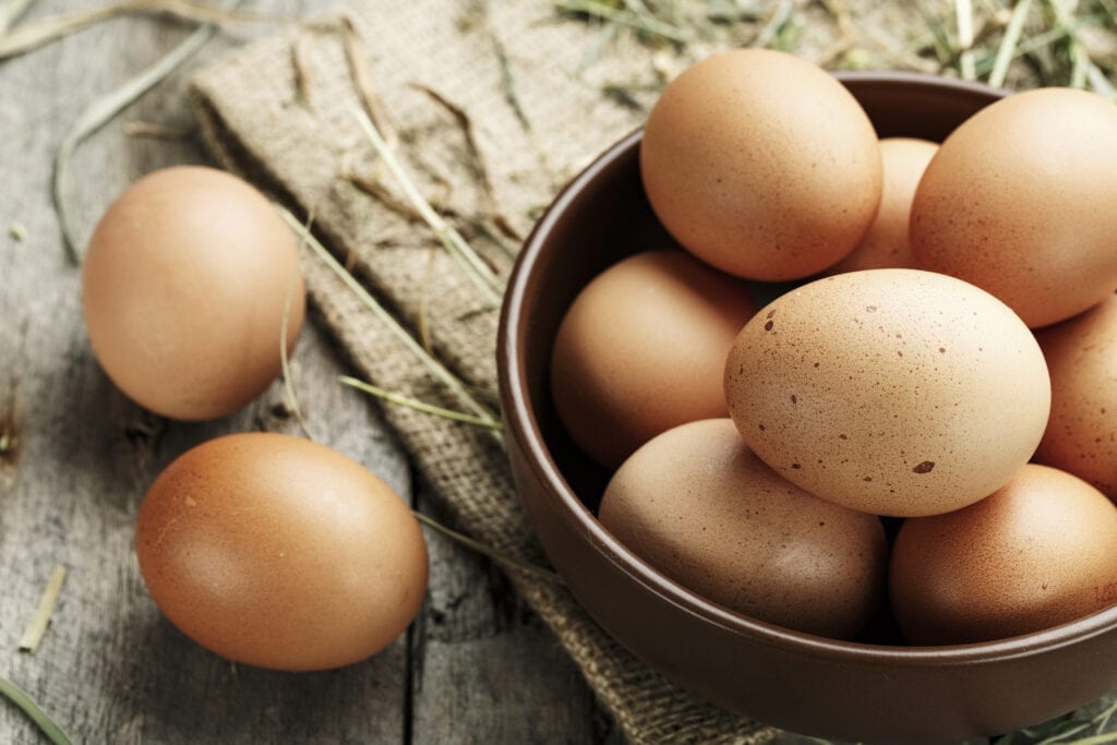 Egg inneholder mye vitamin B12