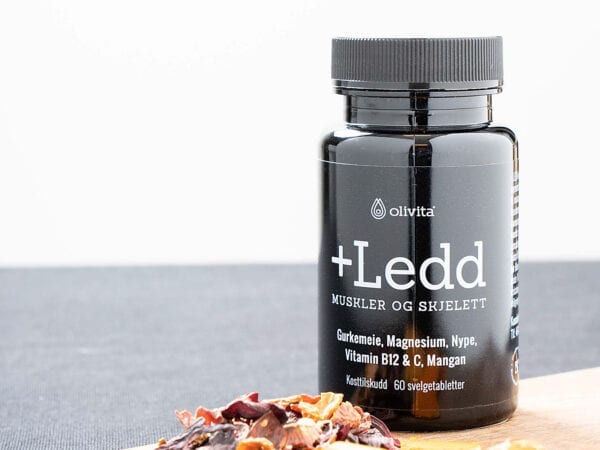 Bilde av kostilskuddet +Ledd som er et kostilskudd for ledd, muskler og skjelett